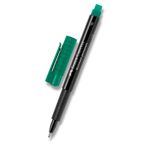 Popisovač Multimark permanent F, zelená Faber Castell (151363)